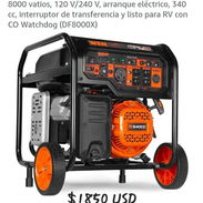 PLANTA ELÉCTRICA DUAL-FUEL WEN. 110 Y 220 V. - Img 56511332