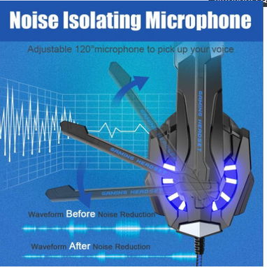 Audifonos BENGOO PRO GAMING HEADSET G9000 - 4/6