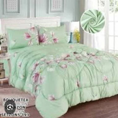 🛌Set de edredones cameros de 5 piezas  - 2 fundas  - 2 sábanas ( 1 ajustable y 1 lisa )  Edredón - Img 117391799