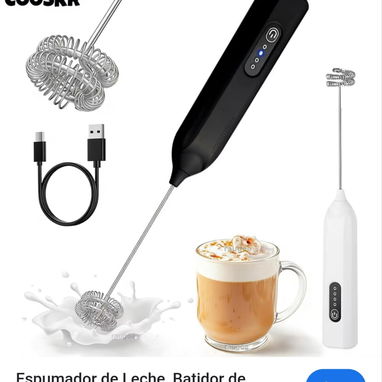 BATIDOR RECARGABLE DE CAFÉ O LECHE - Img 126660329