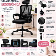 Silla ergonómica recrinable giratoria - Img 58054582