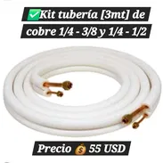 KIT DE MONTAJE DE TUBERÍA 1/4 X 1/2 y 1/4 x 3/8(3 METROS) - Img 51118177