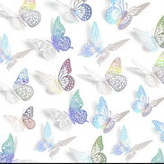 Mariposas de papel y metalizadas para decoración de dulces en repostería. Tipos y precios en la descripción del anuncio - Img 57405678
