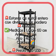 🗄️ Estantes de Metal y Organizadores – Varios niveles, tamaños y estilos – Ideales para hogar, oficina o bodega - Img 56757663