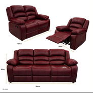 Juegos de sofas reclinable 3-2-1 - Img 56519277