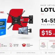 BASE ARTICULADA PARA TV LOTUS 14" A 55 Soporte de TV - Img 56099195