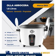 Ollas arroceras Eko 1.8 Lt, Garantía 6 meses - Img 51983904