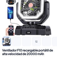 Ventilador recargable F10 de 20000 mah ¡Oferta por tiempo limitado! - Img 56723845