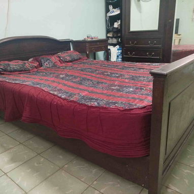 Juego de cuarto caoba estilo imperio - Img 121350562