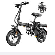 Bicicleta Eléctrica Plegable 14" 750W Pico 48V10Ah Compacta con 3 Modos y Luces LED - Img 57855890