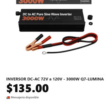 INVERSOR Q7-LUMINA CON FACTURA Y GARANTIA - Img 119142120