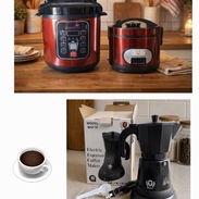 ‼️*REBAJA POR 3 DÍAS*‼️ @todos 🖤*COMBO de Olla Reina marca Bravoking 6L+ Olla Arrocera MAF 1.8L + Cafetera Eléctric - Img 58295836
