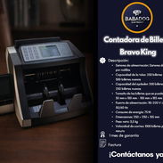 Contadora de Billetes Bravo King 100$ - Img 55674398