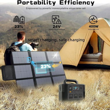 LVYUAN 400W Panel solar portátil - 5/10