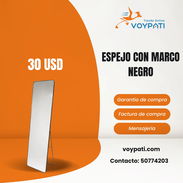 ESPEJO LARGO CON MARCO NEGRO - Img 56644168