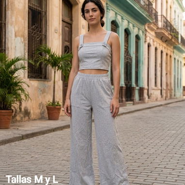 Juegos de pantaloneta y blusa corta - Img 122190253