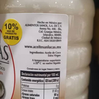 Aceite de coco extra virgen - Img 124200528