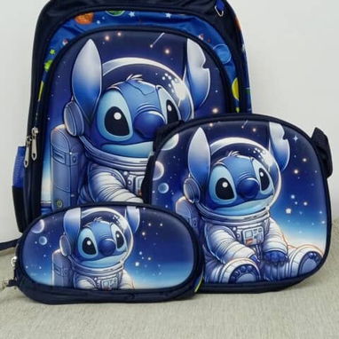 Mochilas con merendero y cartuchera para niñas y niños - Img 123282583