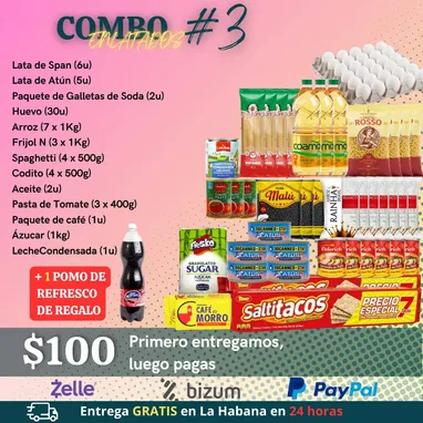 🛒🥫 COMBO DE DESPENSA SIN CONGELADOS – ARMA TU PEDIDO, ENTREGA GRATIS EN LA HABANA - Img 127421226