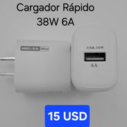 Cargador Rápido de 38W 6A y cable - Img 52654855