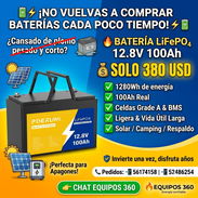 Batería LiFePO4 12.8v 100ah - Img 56432627