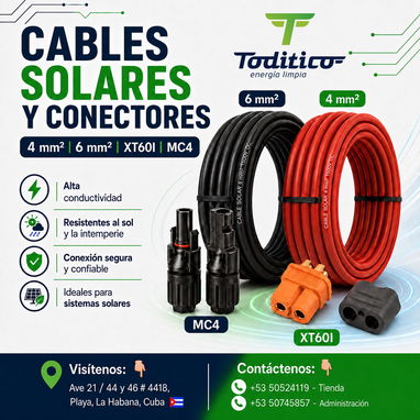 TODITICO | ENERGÍA LIMPIA!! SERVICIOS, PANELES SOLARES, ESTRUCTURAS, COMPONENTES ELÉCTRICOS Y MAS.... - Img 127542060