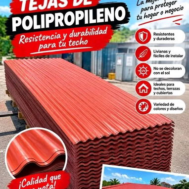 Tejas plasticas De polipropileno - 2/2