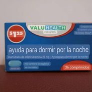 Difenidraminas Benadrilina antihistamínico contra insomnio y alergias - Img 53612266