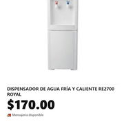 DISPENSADOR DE AGUA FRÍA Y CALIENTE RE2700 ROYAL - Img 54905908