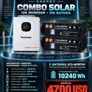 Combo Solar Inversor 12K + 10K en batería - Img 57906670