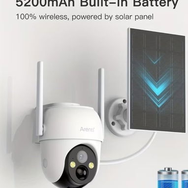 🛍️ Camara de seguridad negra, aplicacion HG cam, semifija - 4/4
