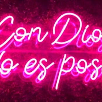 Frases en Neón luminosa - 7/9