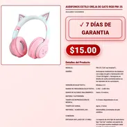 Audífonos RGB PM-35 con Bluetooth 5.3 y Diseño Anime VPT-0031 - Img 57968269
