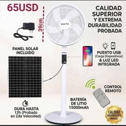 Ventiladores recargables con panel solar y mando. - Img 55905309