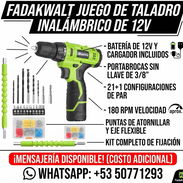 🛠️ Taladro Inalámbrico FADAKWALT 12V - Kit Completo + 21+1 Posiciones - [Consultar precio] - Img 58068505