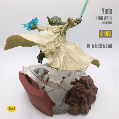 YODA ACTION FIGURE STAR WARS - 2003 HASBRO - Img 123638933