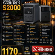 ⚡EPE ⚡ ANKER SOLIX S2000 - 2010Wh - 3000/1500W PICO Y NOMINAL. MENSAJERÍA CON FACTURA Y GARANTÍA.  📲 54833699 - Img 56871062