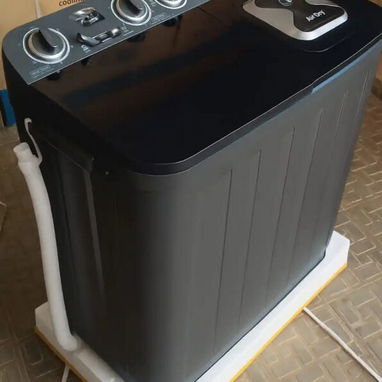 Lavadora Semiautomática 7kg color negro marca MILEXUS Precio $175 USD Transporte Adicional Garantía 1 mes - Img 114698554