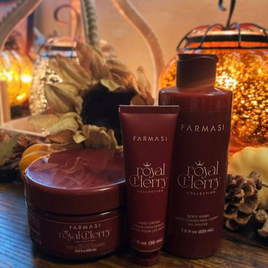 🍒 Crema Sólida Body Butter Royal Cherry Farmasi | Extra Hidratante Nutritiva Corporal 250ml - Img 121109135