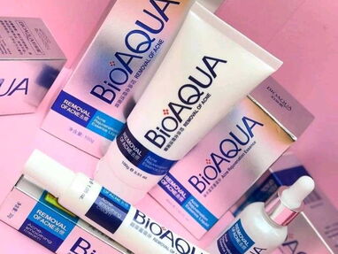 ✅✅ kit anti acne bioaqua profesional con crema, serum y limpiador anti acne completo skincare✅✅ - Img main-image