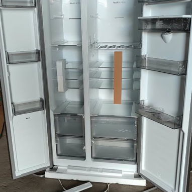 *Refrigerador Hisense 19 pies 👣 *960usd💵 con 🚘 incluído* y garantía de 1M.  - Color Plateado - 2/2