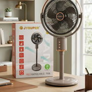 🤖Ventilador Recargable JAYSUPER de 12 pulgadas - 12000 mAh - Se puede ajustar a 3 tamaños - Img 55905780