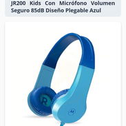 Audífonos plegables con cable Motorola azul y rosa - Img 51776236