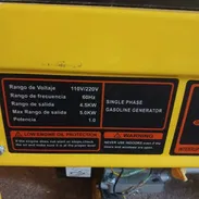 Planta electrica de 3500W ( encendido por yoyo)ya tiene la adaptación para gas - Img 56875388