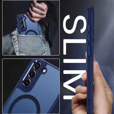 ☎️53544655 🛵 Entrega Disponible ⭐Funda Magnética para Samsung Galaxy S21 FE 5G – Blue ⭐ - Img 123716299