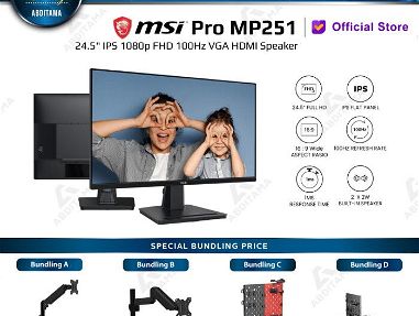 Monitor MSI PRO MP251 de IPS 1920 x 1080 (FHD) de 25 pulgadas, 100Hz HDMI, puerto VGA💧☀⭐⚡🌙53478532 - Img 67098296