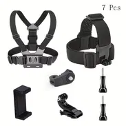 Kit de Accesorios 7 en 1 para Cámaras de Acción | 📦 NUEVO EN CAJA - Img 56602728