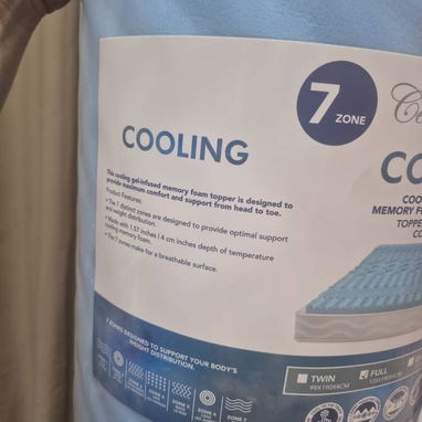 🛏Topper para Colchón con Cooling Gel. Lee y Escríbeme al WhatsApp 56249037 - Img 116781779