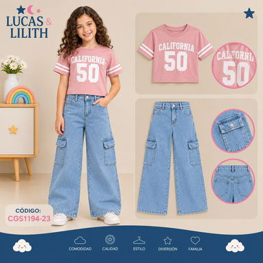 Conjunto de niñas y niños - 10/10