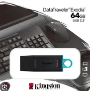 Memoria usb marca Kingston 64 gb 3.2 nueva en su caja - Img main-image-47333643